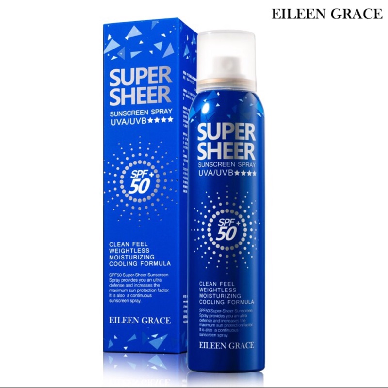 妍霓絲Eileen grace清爽沁涼防曬噴霧SPF50+ 180ml