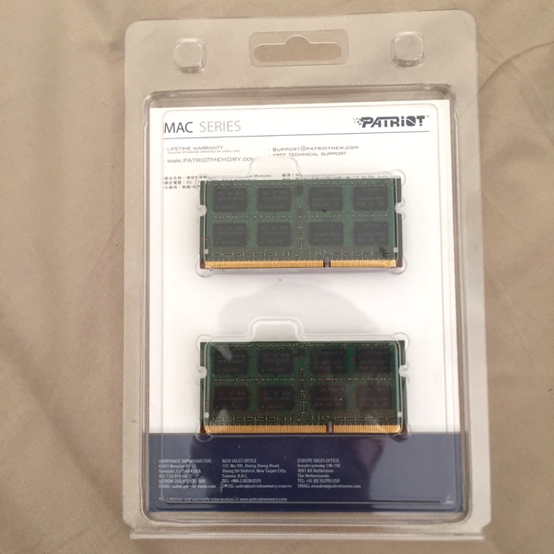 iMac DDR3 1333 原廠2Gx2記憶體 (外盒與內容物無關)