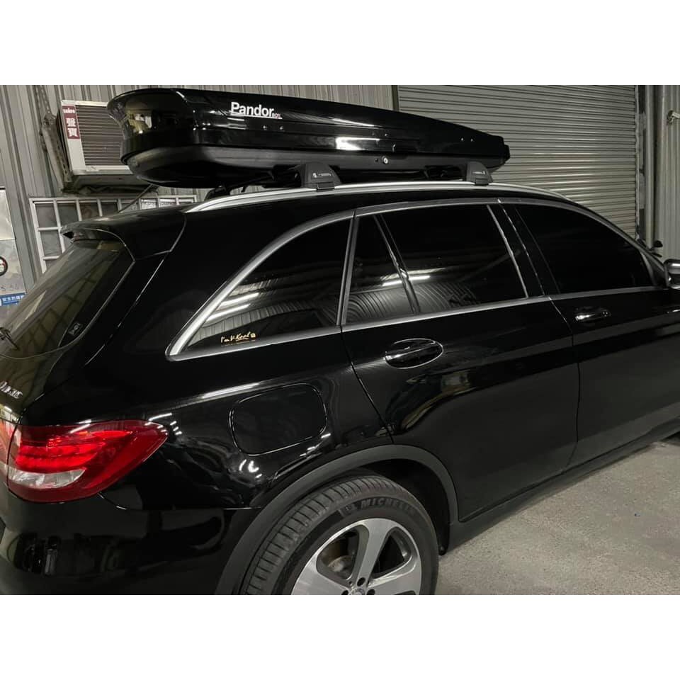 【綠色工場】PANDOR V2 車頂箱 450L 雙開式 經典黑 裝備箱 行李箱 車頂置物箱 露營 車泊 車宿
