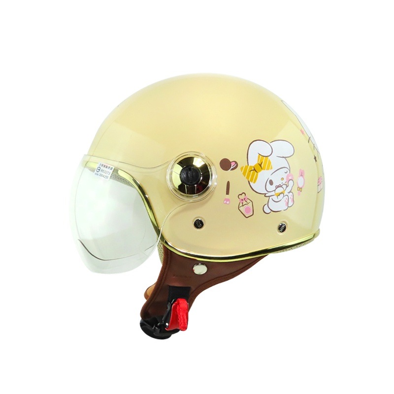 KK 華泰 K-808KT03 飛行帽 Hello Kitty 蛋糕款 半罩式 安全帽 3/4式
