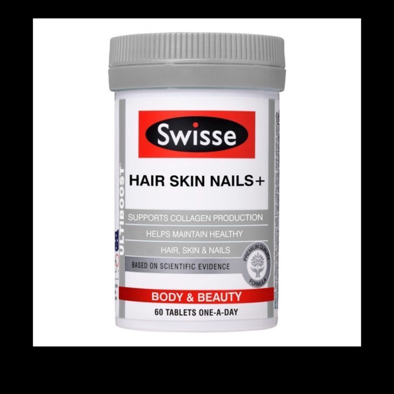 ✨澳洲帶回✨Swiss Hair Skin Nails+膠原蛋白彈力美肌錠60粒