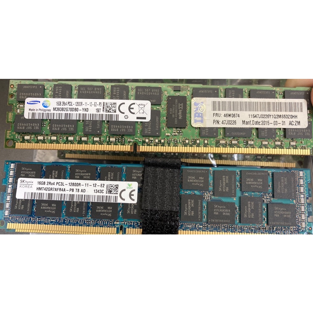 伺服器用16G 2RX4 PC3L 12800R(DDR3L), 請先聊聊確認數量