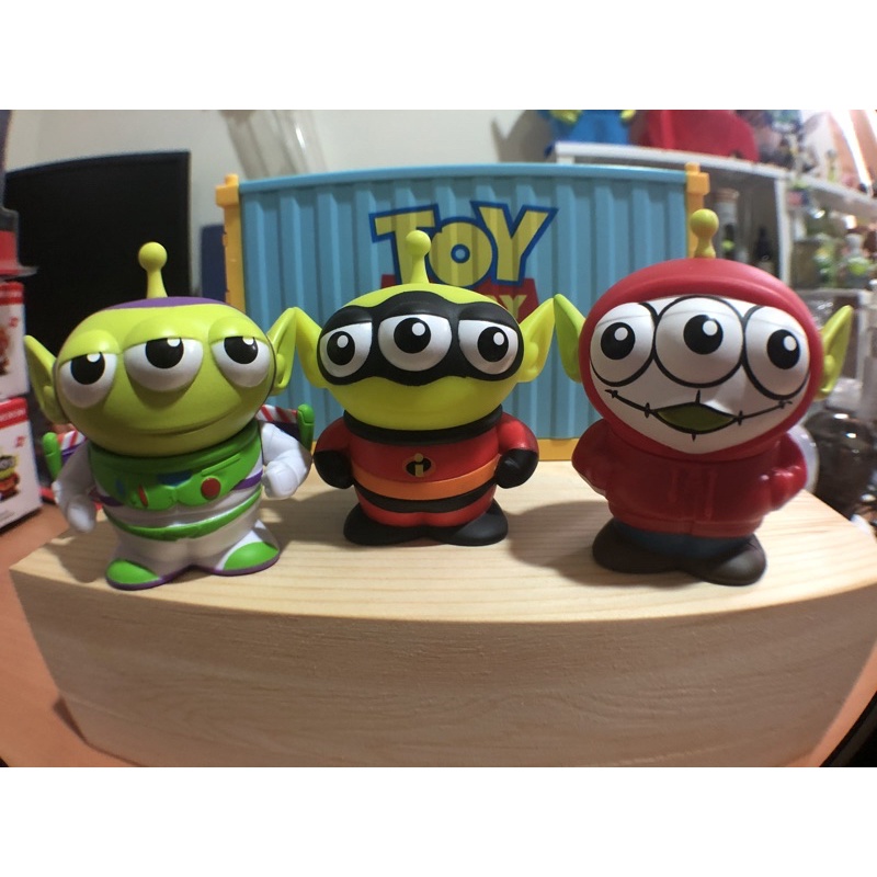 玩具總動員toy story Mattel變裝三眼怪公仔巴斯可可小傑