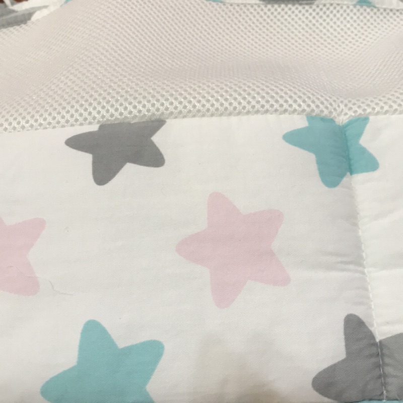 二手-嬰兒床床圍星星圖案
