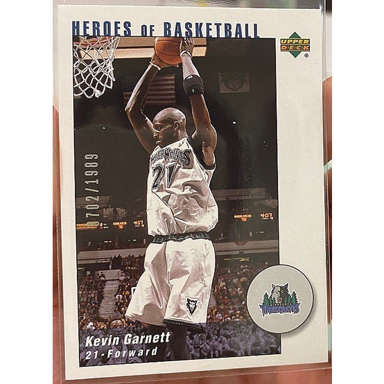 NBA 球員卡 Kevin Garnett 2002-03 UDA Heroes of Basketball #KG8