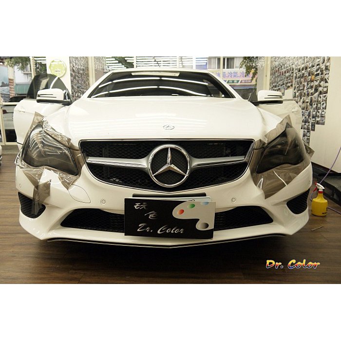 Dr. Color 玩色專業汽車包膜 M-Benz E200 Coupe 車燈保護膜