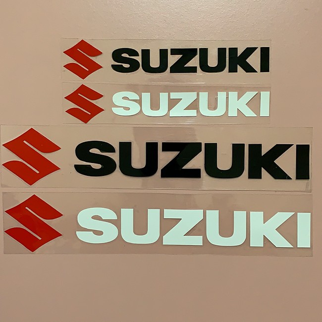 SUZUKI (立體) 貼紙 機車 汽車 貼紙 防水貼紙 彩繪貼紙 造型貼紙 彩繪 牢固 高品質 不容易脫落