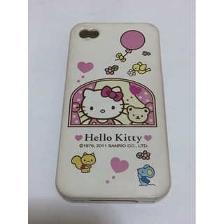 Hello Kitty IPhone 4 4s 矽膠 軟殼 保護殼 手機殼 9成新