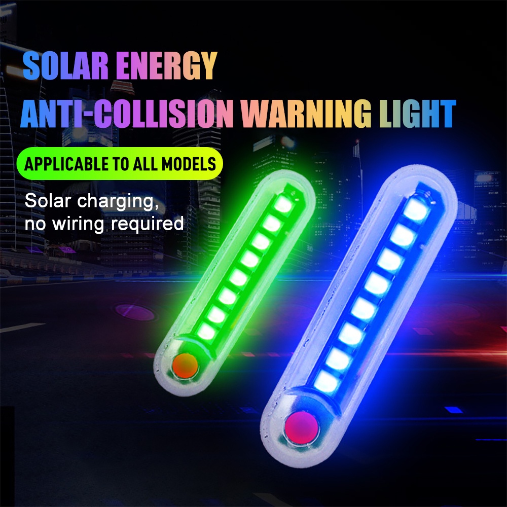 太陽能卡車警示燈 8 LED 6 火焰模式頻閃燈卡車側標誌指示燈剎車燈