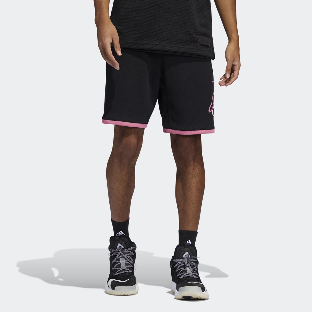 【AIRWINGS】ADIDAS HB7885 男性黑色DOLLA EP DAME籃球運動短褲
