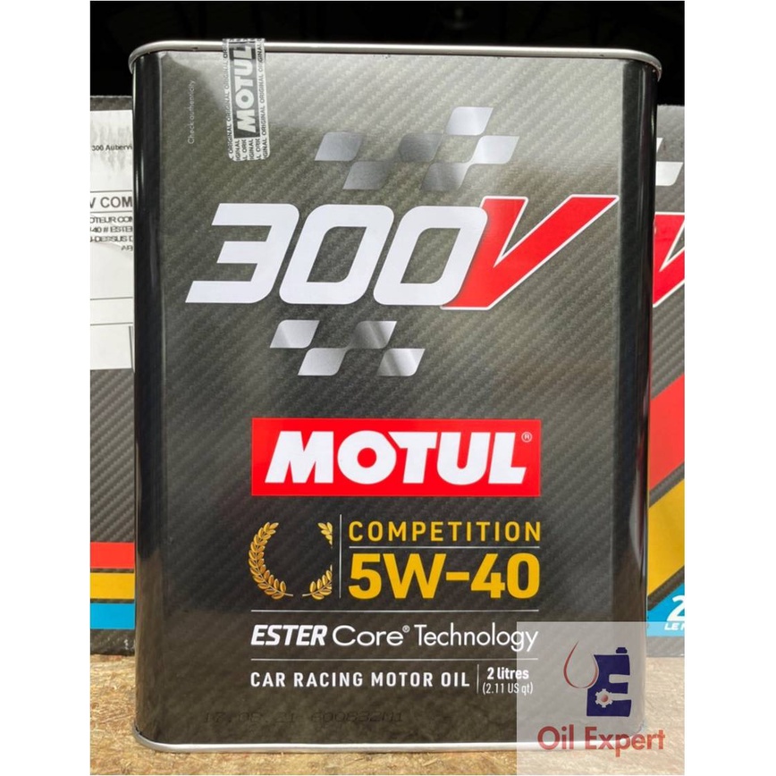 《 油品家 》MOTUL 300V Competition 5w40 全合成酯類機油 新包裝(附發票)