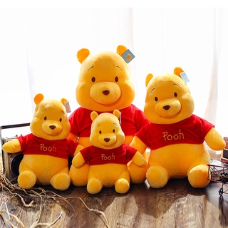 特惠🚀🚀✨坐款趴款小熊維尼公仔 毛絨玩具 維尼熊玩偶 布娃娃 可愛小號中號