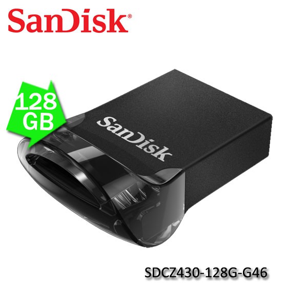 【3CTOWN】含稅【公司貨】SanDisk Ultra Fit CZ430 128G 128GB USB3.1隨身碟