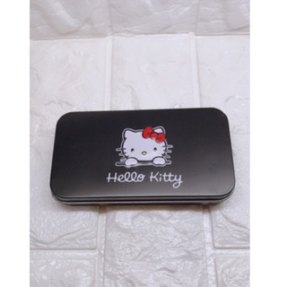 Hello Kitty 凱蒂貓 迷你刷具 彩妝刷具七件組 鐵盒裝