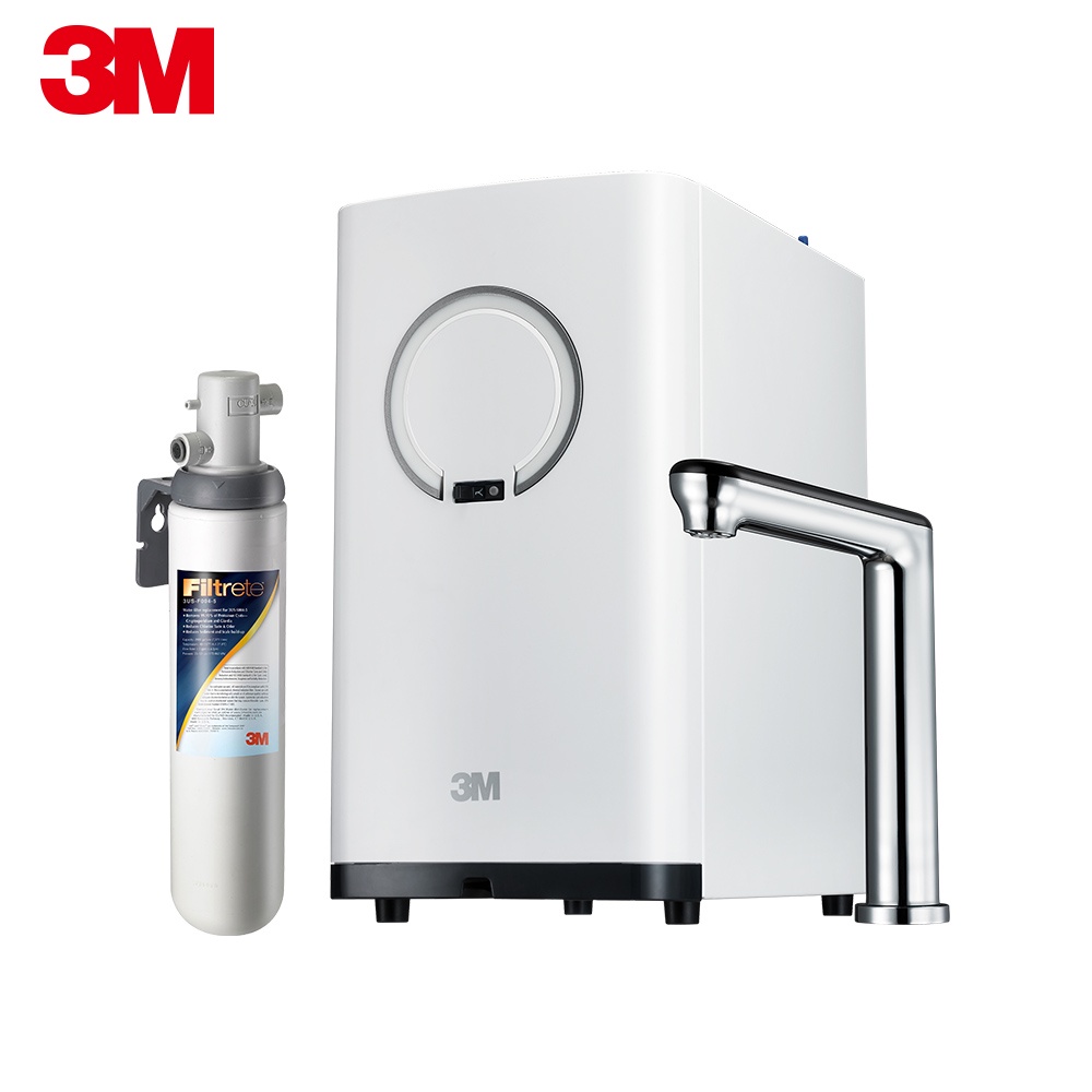 3M HEAT2000 觸控式加熱雙溫淨水組-附S004淨水器(含基本安裝) 加贈樹脂軟水系統+樹脂濾心