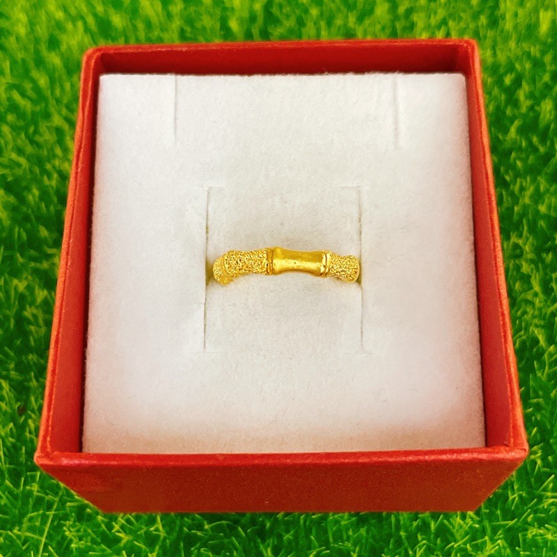 景福珠寶銀樓✨純金✨黃金戒指 竹節 造型 戒指 💞節節高升💞
