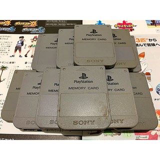 歡樂本舖 PS PS1 記憶卡 日本製 原廠 PS記憶卡 PlayStation 深灰 SONY 記憶卡