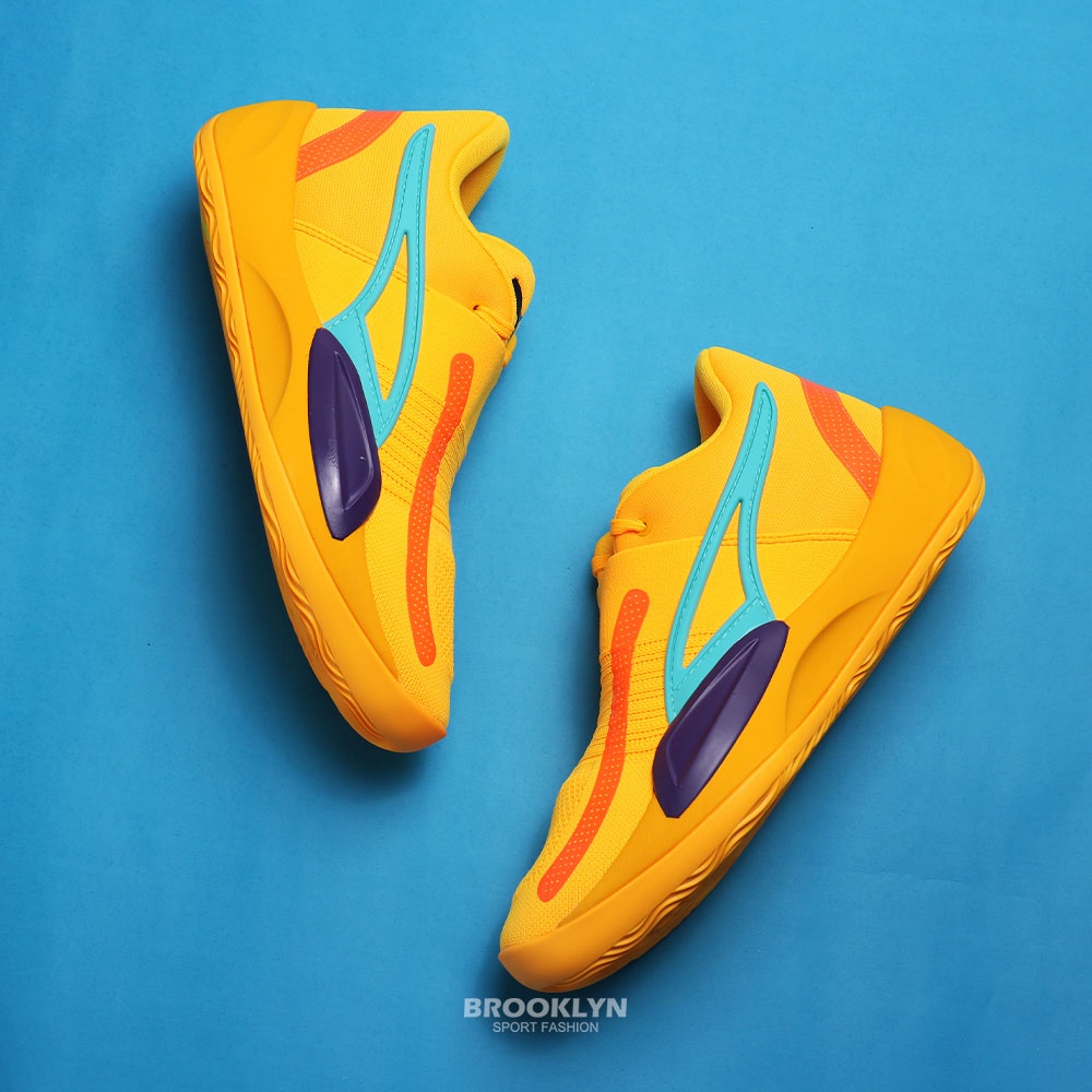 PUMA 籃球鞋 RISE NITRO 氮氣中底 黃色 男 (布魯克林) 37701201