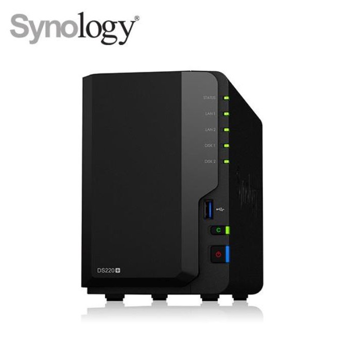 【含稅公司貨】Synology群暉 DS220+ 2bay NAS網路儲存伺服器 空機 不含硬碟 DS220 PLUS