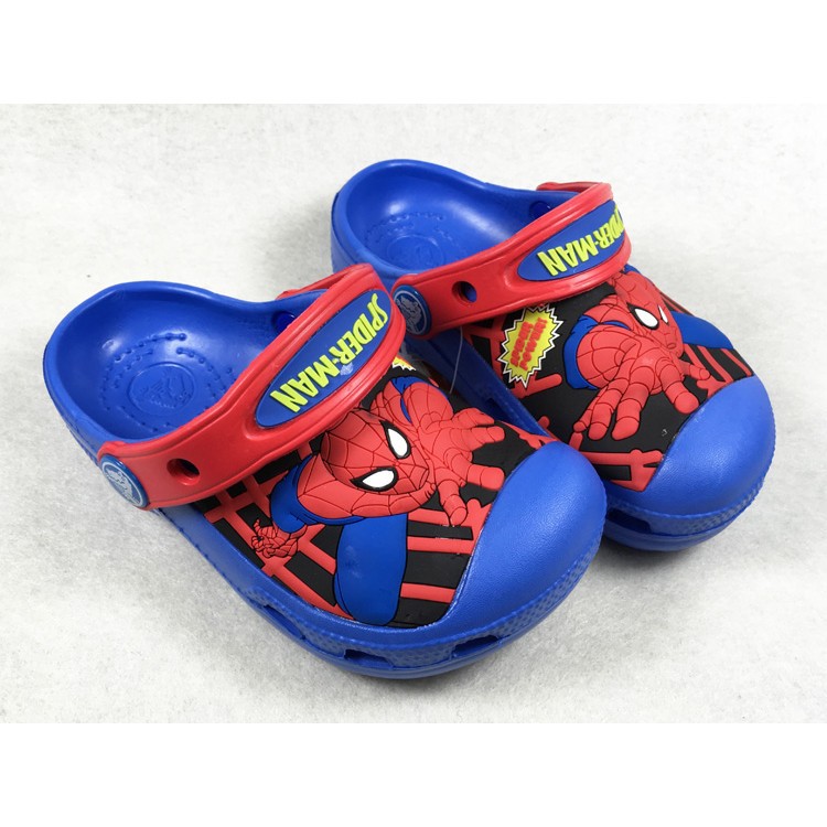 crocs spiderman
