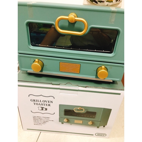 【日本Toffy】Oven Toaster 電烤箱K-TS2(板岩綠）