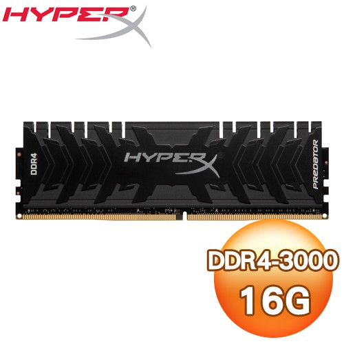 金士頓 16G DDR4-3000 HyperX Predator 二手