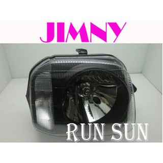 ●○RUN SUN 車燈,車材○● 全新 SUZUKI 鈴木 JIMNY 原廠型 黑底 大燈 一顆 臺灣製造