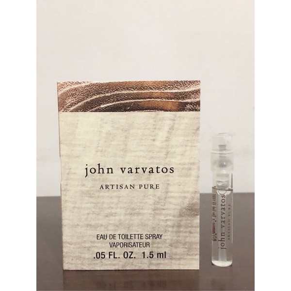 John Varvatos Artisan Pure 工匠純淨 男性淡香水 針管 1.5ml
