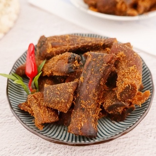 【食尚三味】香菇素蹄-辣味 200g 素肉乾 素肉條 香菇素肉 香菇腳 蹄筋 素燒肉 辣素蹄 (臺灣素肉乾)