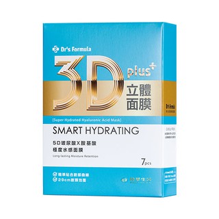 臺塑生醫Dr’s Formula 3D立體極度水感面膜(7片裝)
