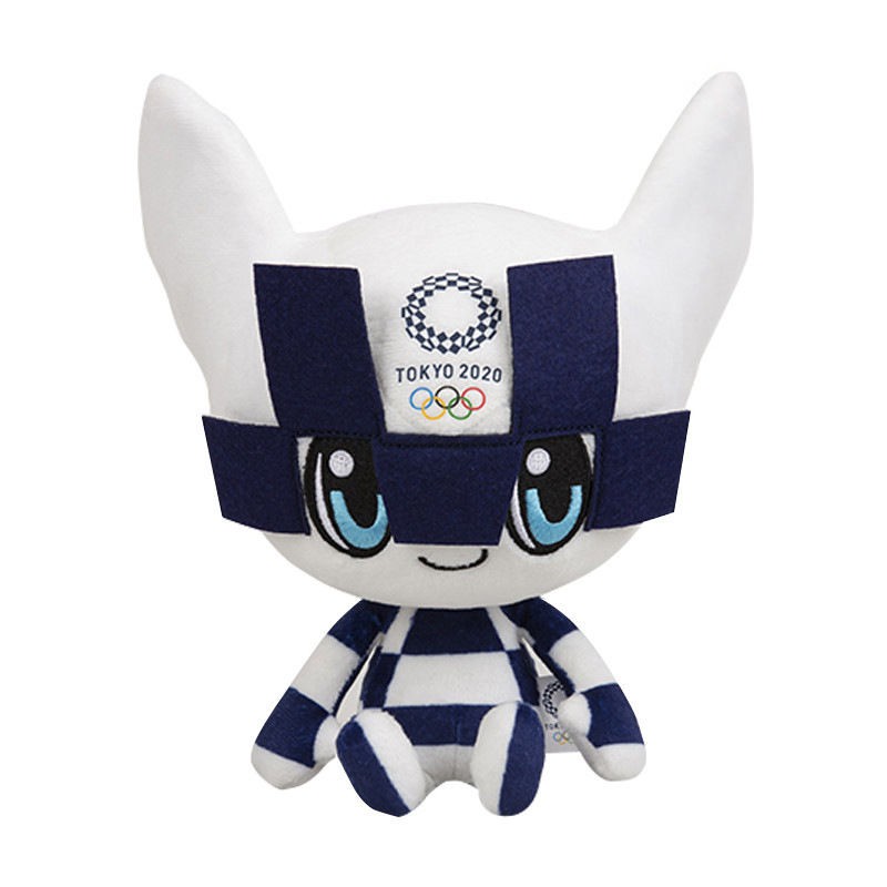 精選紀念品收藏推薦2020東京奧運會吉祥物毛絨玩具公仔miraitowa日本體育紀念品娃娃