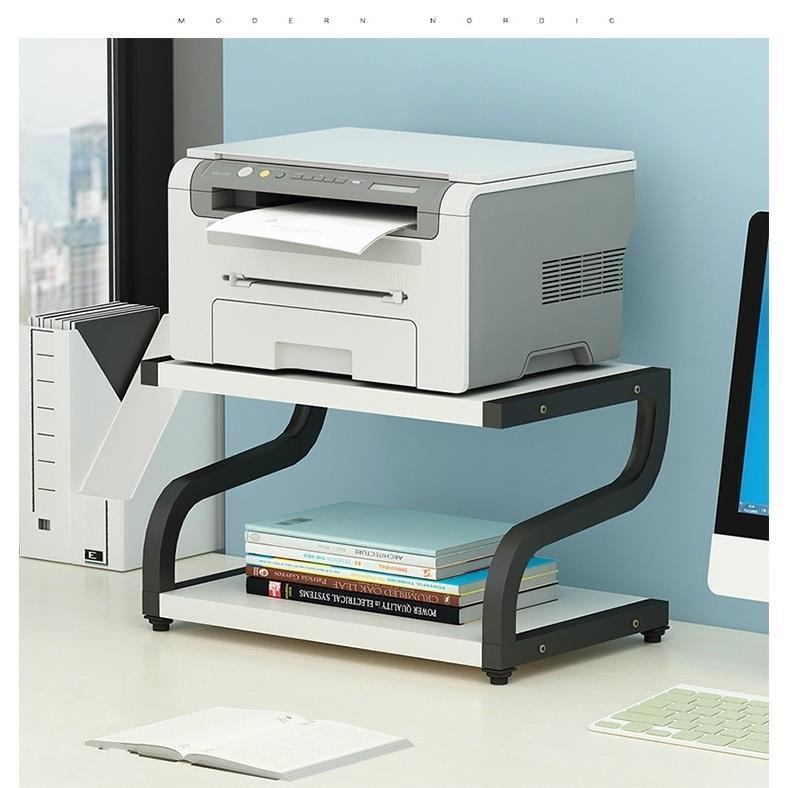 （+推薦）多功能創意印表機架 廚房收納架桌面文件影印機架客廳花架置物架