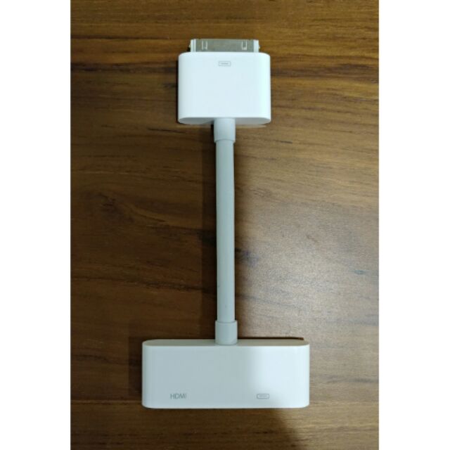 原廠Apple 30-pin Digital AV Adapter 轉接器(轉HDMI介面，適用iPhone4和4s等)