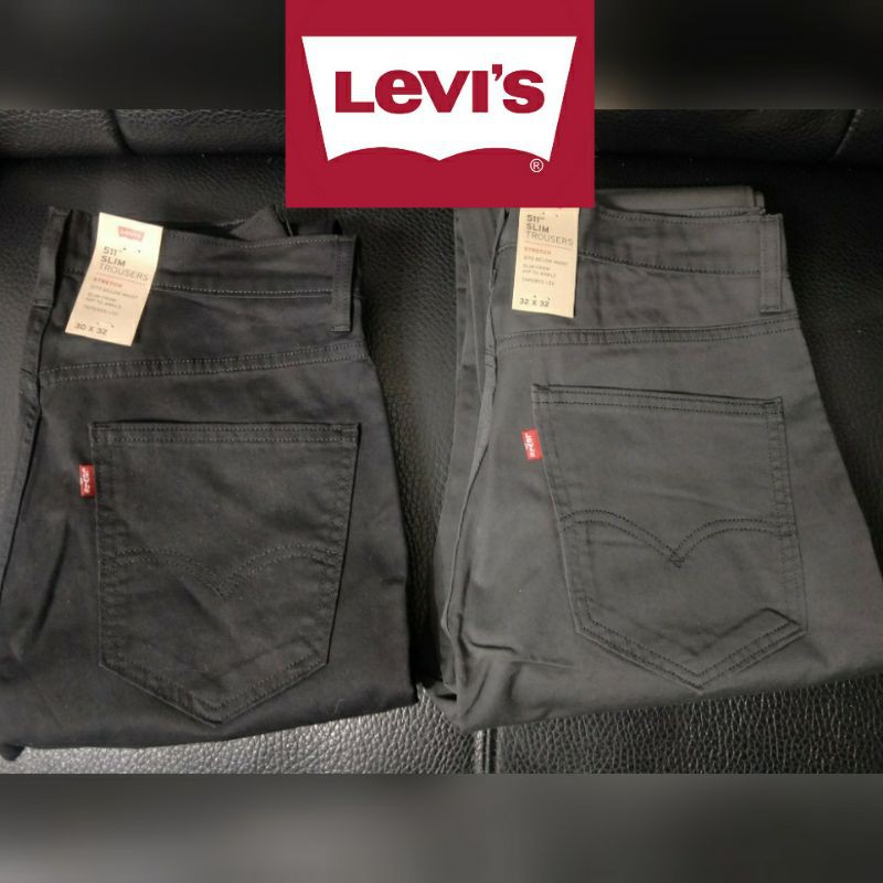 🇺🇸正版美國Levi's 511 SLIM TROUSERS PANTS 👖ALL SEASONS TECH 彈性休閒褲| 蝦皮購物