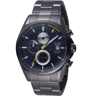 ALBA雅柏時尚潮流計時腕錶(VD57-X136SD AM3601X1)-藍SK006