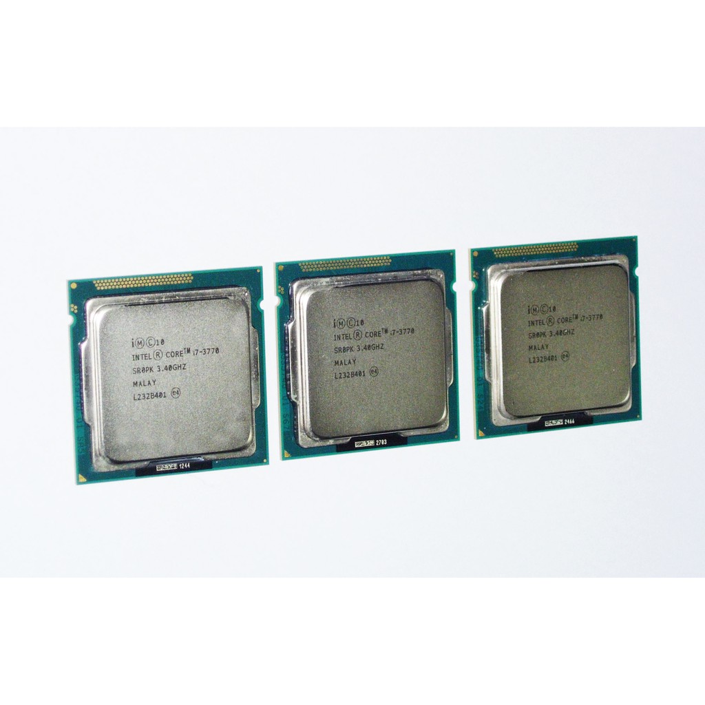 【大媽電腦】品相不優的 Intel Core i7-3770 1155腳位 四核心CPU 3.4G I7-3770