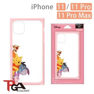 【日本PGA】iPhone 11/11 Pro/11 Pro Max 迪士尼 透明 9H玻璃殼-小熊維尼
