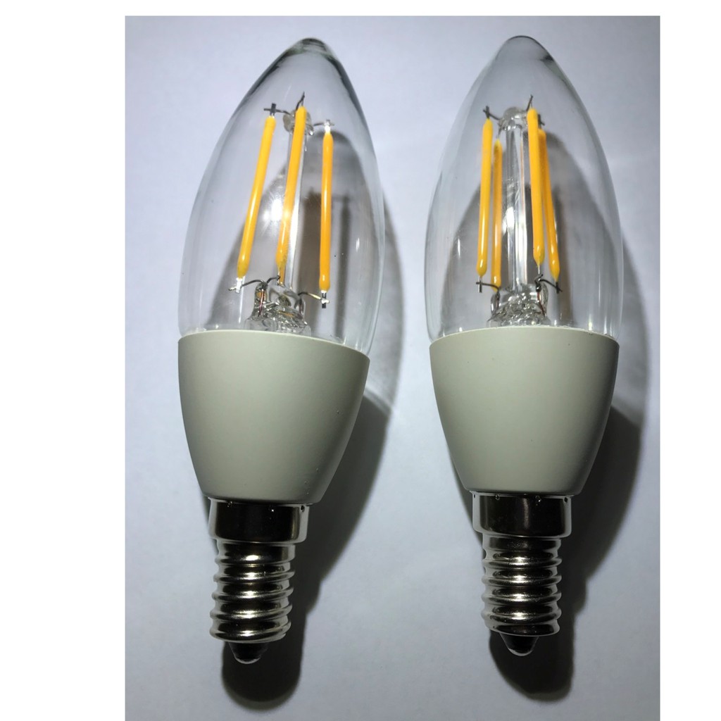 水晶燈專用LED蠟燭燈泡E14 4W尖清全電壓 LED水晶蠟燭燈泡 尖清LED蠟燭燈 110V-220V全電壓