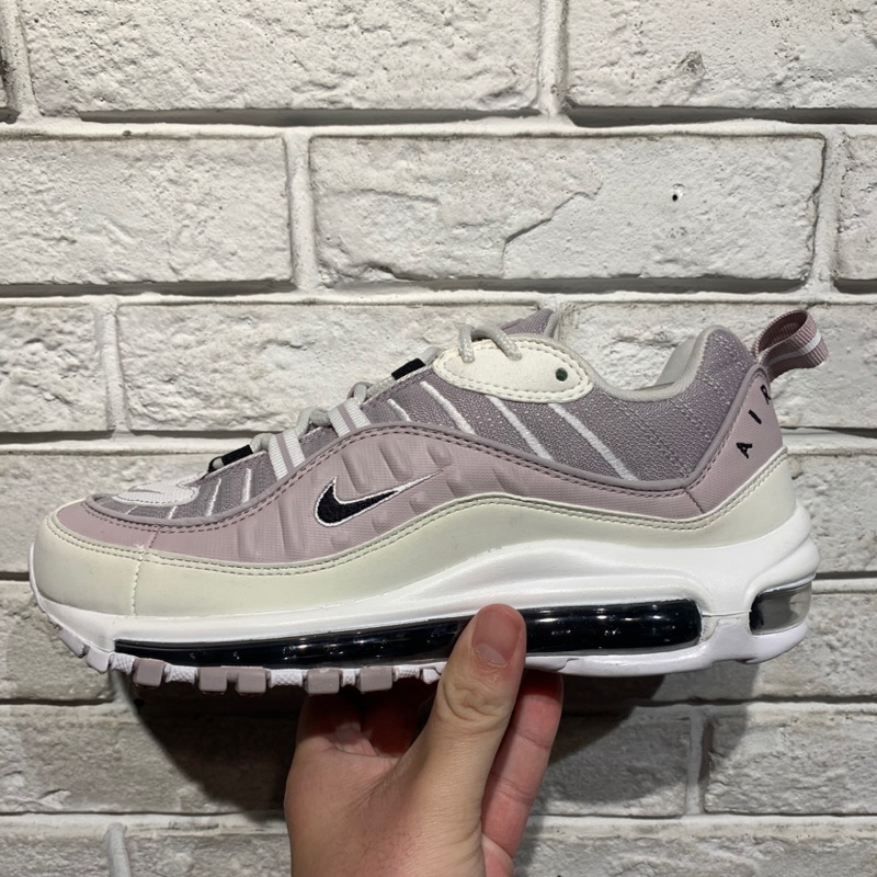 NIKE AIR MAX 98 紫色 復古慢跑 全氣墊 流線 街頭 女鞋 CI3709-001