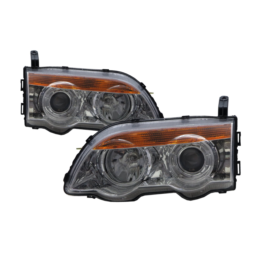 卡嗶車燈 適用 Mitsubishi 三菱 Space Gear L400 05-08 四門車 魚眼 大燈