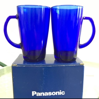 Panasonic藍色馬克對杯