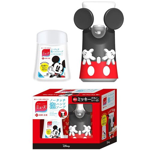 日本進口 Muse 感應式泡沫給皂機 附專用補充液~迪士尼限量版 米奇#542