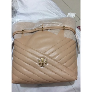 Tory Burch 全新正品 Kira 大款 羊皮福袋水桶包 水桶包 附斜背帶