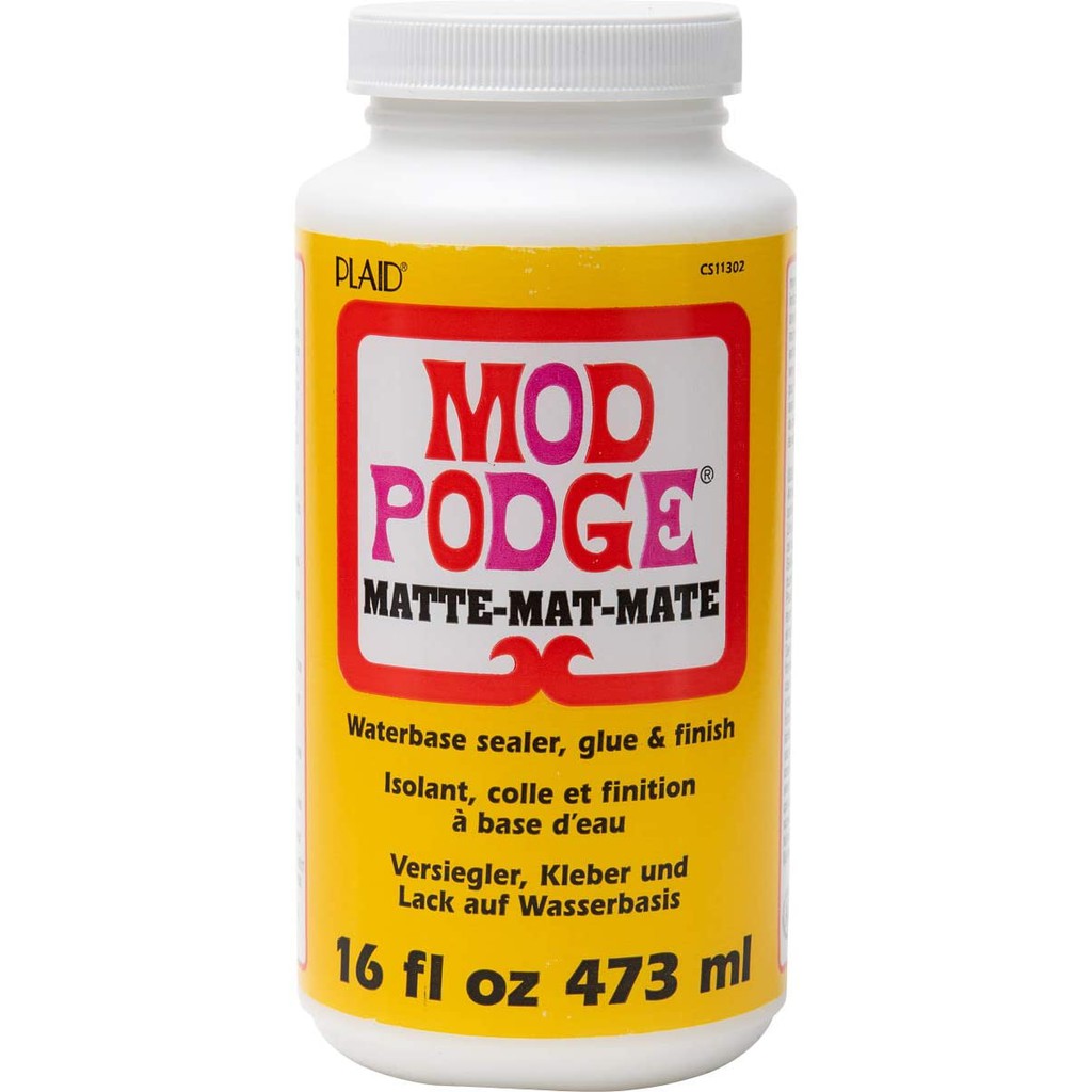 Mod Podge Matte Glue 473 ml 啞光密封膠 彩繪膠 摩寶膠 CS11302 美國摩寶 Plaid