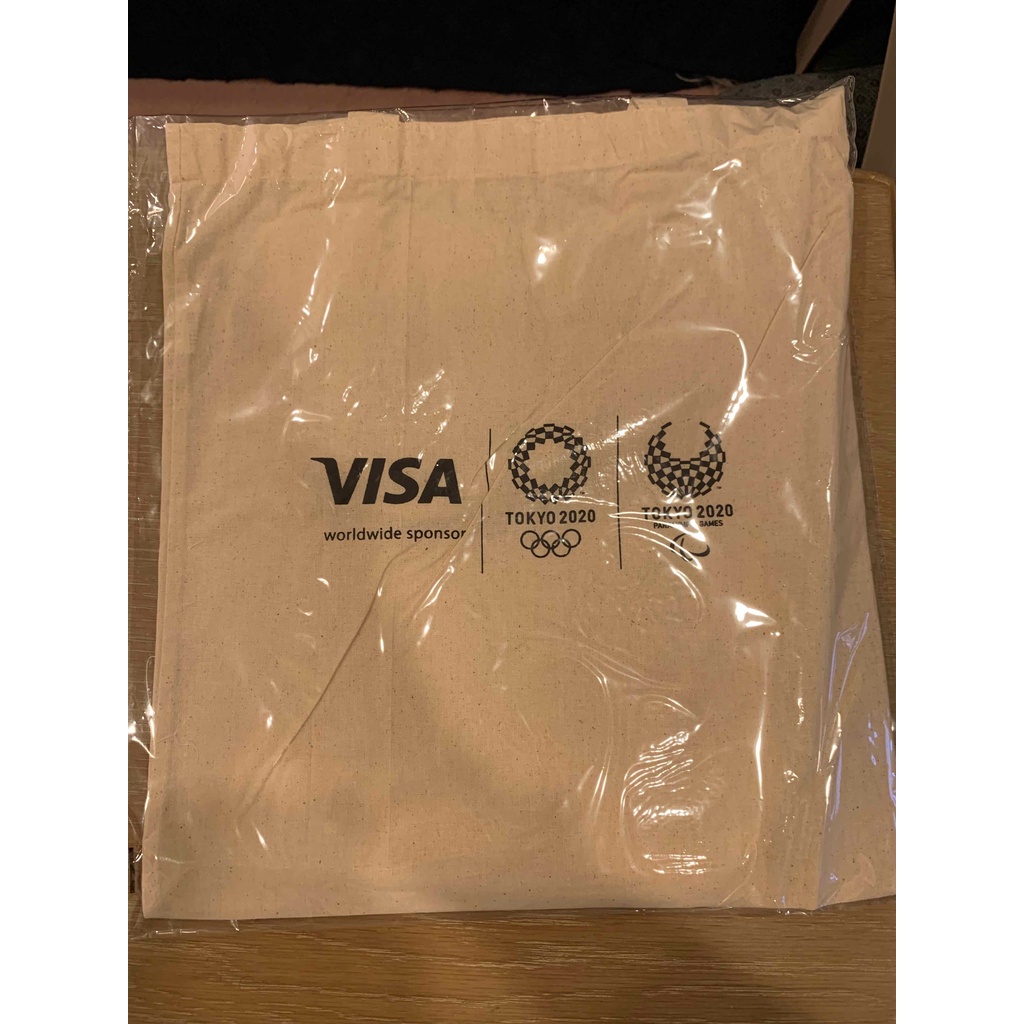 Visa 2020年東京奧運主題"隨你貼"帆布袋