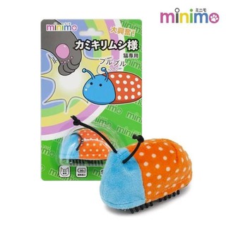 貝果貝果 日本 貓壹 minimo 震動蟲蟲貓玩具 天牛先生 [T3329]