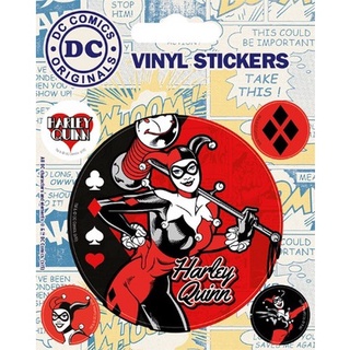 DC 哈莉奎茵 小丑女 Harley Quinn 美漫風 進口主題貼紙組