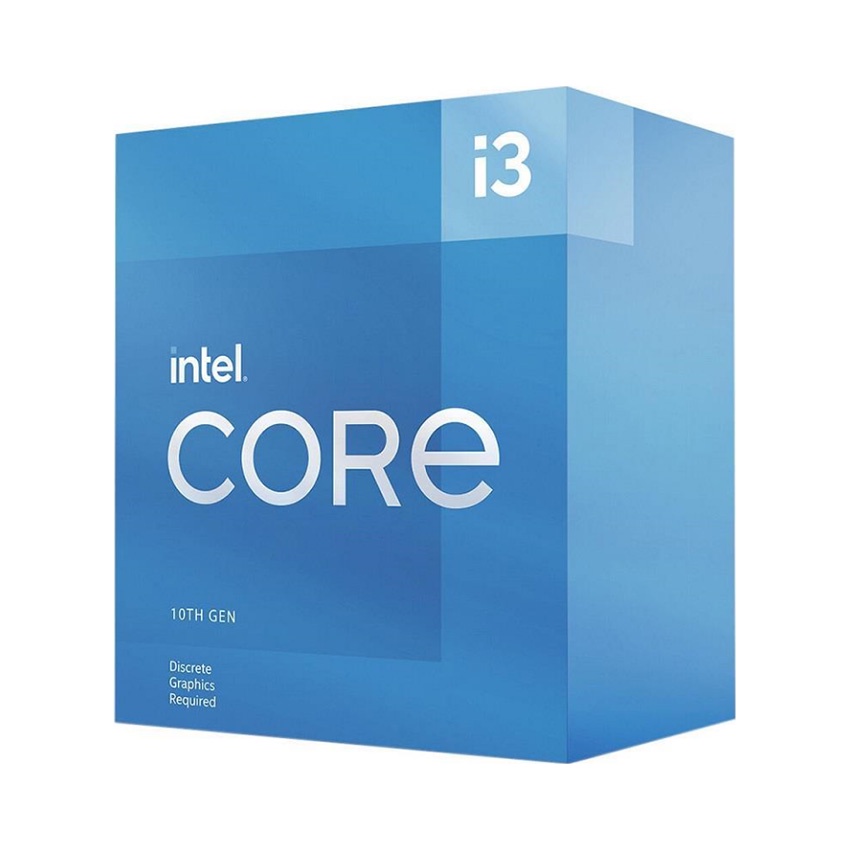 Cpu Intel Core i3-10105F(3.7GHz 渦輪高達 4.4Ghz,4 核 8 線程,6MB 高速緩