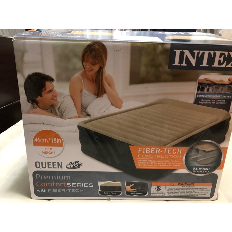 (二手）INTEX 加厚充氣床墊/雙人床 加厚款