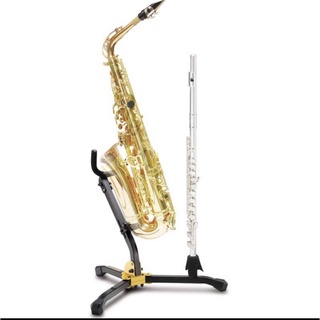 三一樂器 海克力斯 HERCULES DS532BB 中音/次中音薩克斯風架+長笛/豎笛 二合一架(附袋)